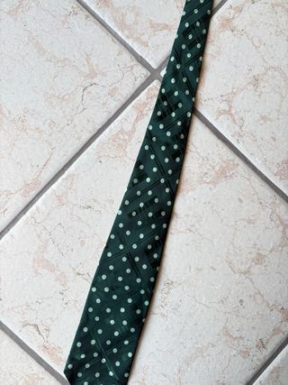 Cravatta Ralph Lauren verde pois