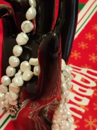 Bellissima Collana lunga con perline d'acqua dolce