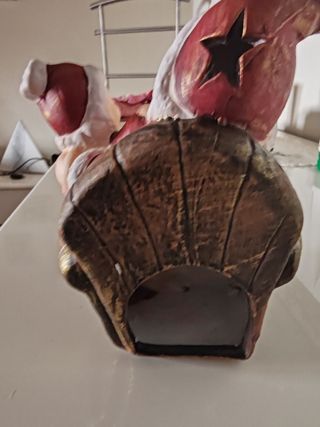 Babbo Natale con bambino decorazione