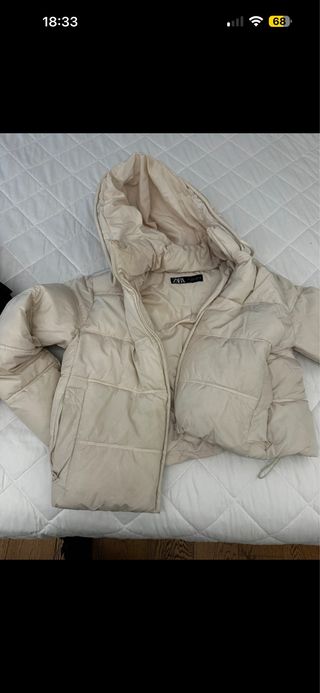 Piumino Zara Beige