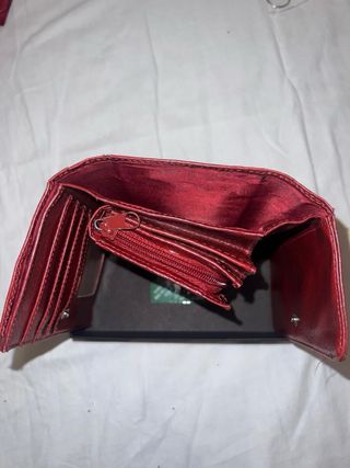 Portafoglio donna rosso