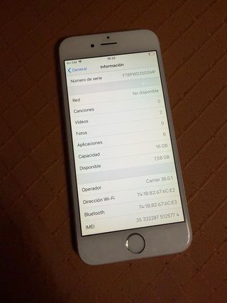 iPhone 6 Grigio Argento