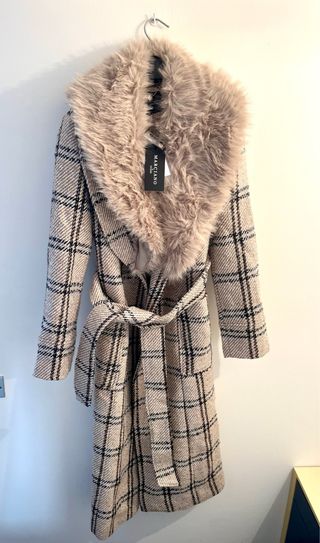 Marciano by Guess wool-blend coat paillettes