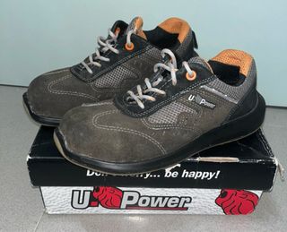 Scarpe antinfortunistiche U-Power marroni/arancion