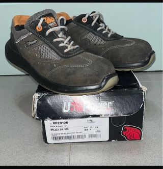 Scarpe antinfortunistiche U-Power marroni/arancion