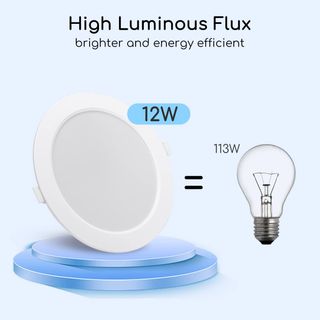 Aigostar Downlight LED da Incasso 12W, Equivalente a 113