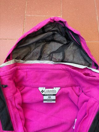 Giubbino Columbia Donna S Rosa Pile