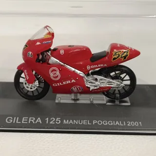 Modello Moto Gilera 125 Manuel Poggiali 2001