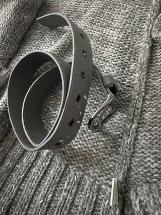 Cappotto lungo in lana mélange grigio