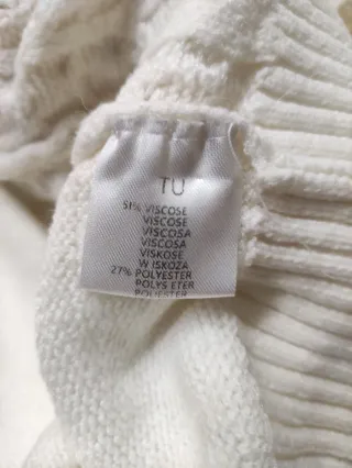 Pullover donna dolcevita bianco