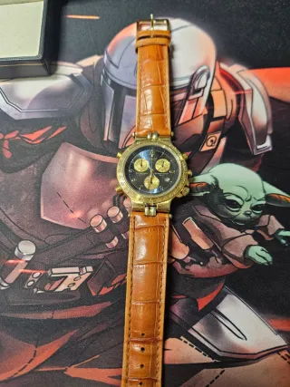 Reloj Festina Cronógrafo 6267 Dorado y Azul