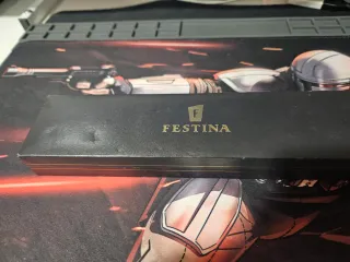 Reloj Festina Cronógrafo 6267 Dorado y Azul