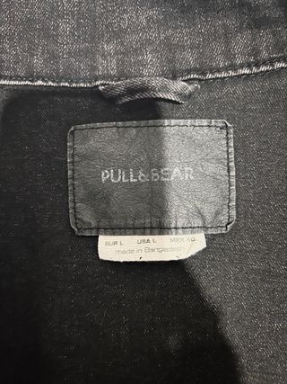 Chaqueta Vaquera Negra Pull&Bear
