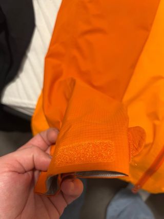 Chaqueta Alpinismo Impermeable Simond Naranja
