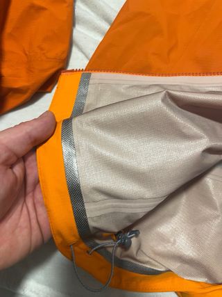 Chaqueta Alpinismo Impermeable Simond Naranja