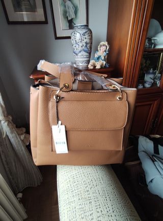 Bolso Mujer Pafois Marrón Nuevo