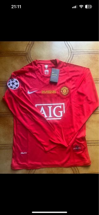 Camiseta Manchester United Ronaldo 2008 Talla L