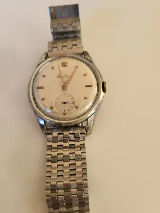 Reloj Certina Plata y Blanco