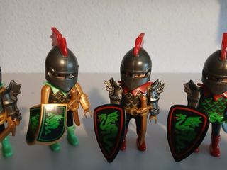 Playmobil Guerreros Dragón Verde (4 Figuras)