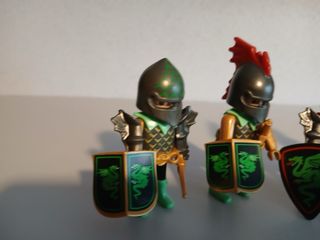 Playmobil Guerreros Dragón Verde (4 Figuras)