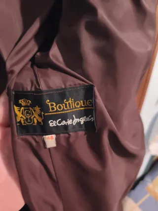 Abrigo Mouton Mujer Marrón Oscuro