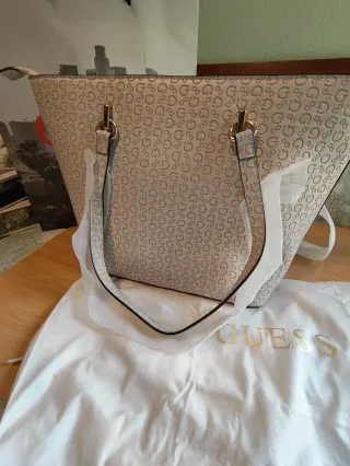 Bolso Guess Beige Nuevo Original