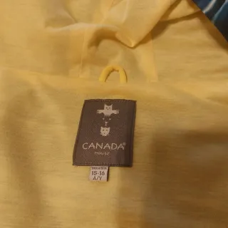 Chubasquero amarillo adolescente Canada House