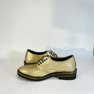 Scarpe Lumberjack donna pelle oro