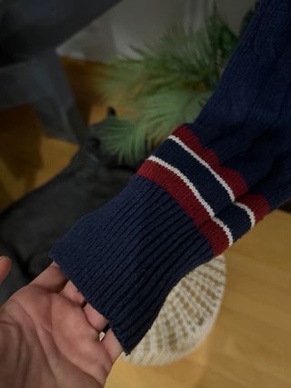 Jersey Tommy Hilfiger V-Neck Cable Knit
