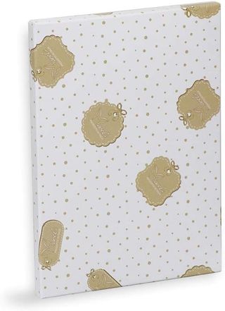 Cornice Portafoto da Tavolo Mareli, Tessuto a Pois Fucsia