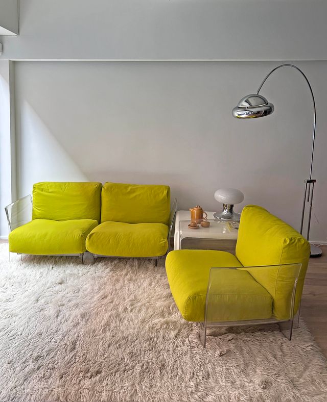 //ALQUILER// SOFÁ BIPLAZA “POP” DE KARTELL