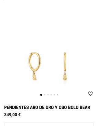 Pendientes Tous Aro Oro