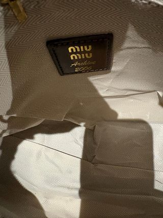 Borsa Miu Miu Marrone