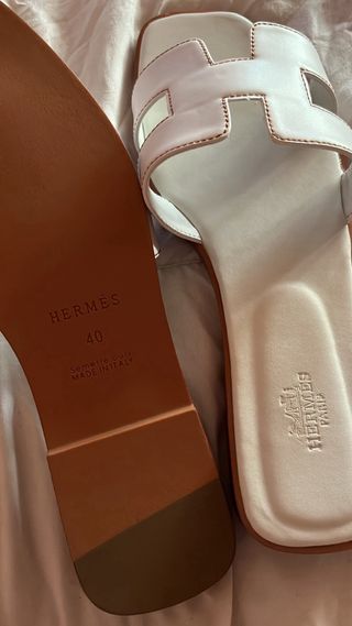Ciabatte Hermès Donna Bianco