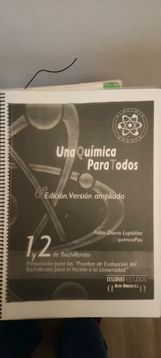 Química 2º Bachillerato