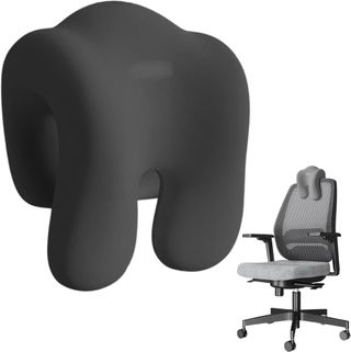 Cuscino cervicale ergonomico con schiuma viscoelastica per ufficio, viaggi e sedie girevoli