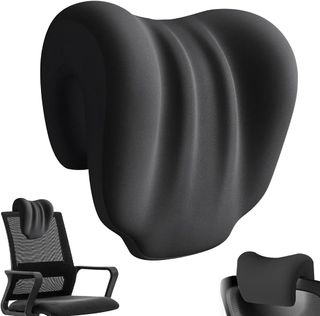 Cuscino cervicale ergonomico con schiuma viscoelastica per ufficio, viaggi e sedie girevoli