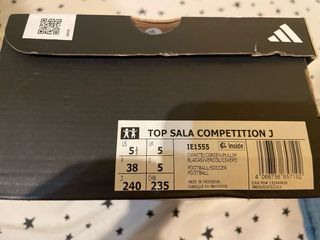 Zapatillas Adidas Sala Competición J Talla 38