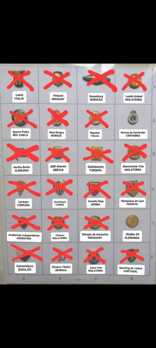 Lotes de Pines de Equipos de Fútbol