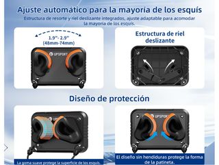 Soporte Pared para Esquís y Snowboard