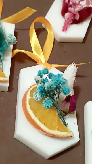 Profumatori Cera di Soia Fiori Secchi Rosa