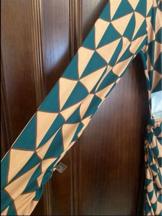 Vestido estampado geométrico talla única