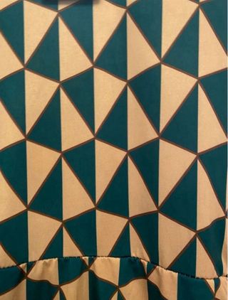 Vestido estampado geométrico talla única