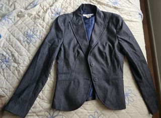 Americana Zara Gris Mujer