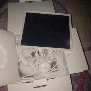 Cámara Vigilancia Solar Blanca