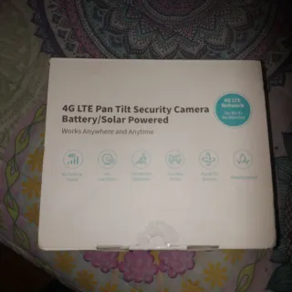 Cámara Vigilancia Solar Blanca