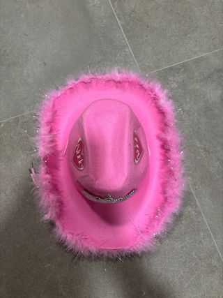 Sombrero vaquero rosa NudeProject con tiara