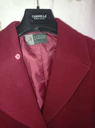 Cappotto CANNELLA donna rosso taglia 46