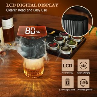 Kit Ahumador Eléctrico para Cócteles