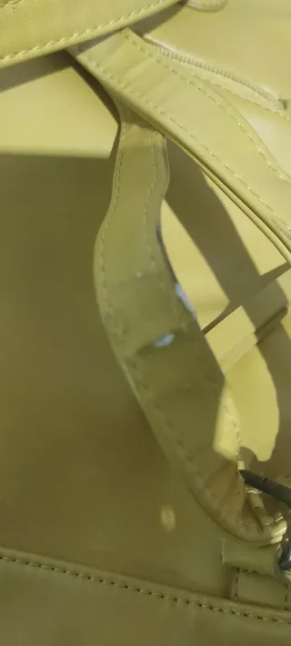 Lote 3 bolsos: marrón, rojo y amarillo (mochila)